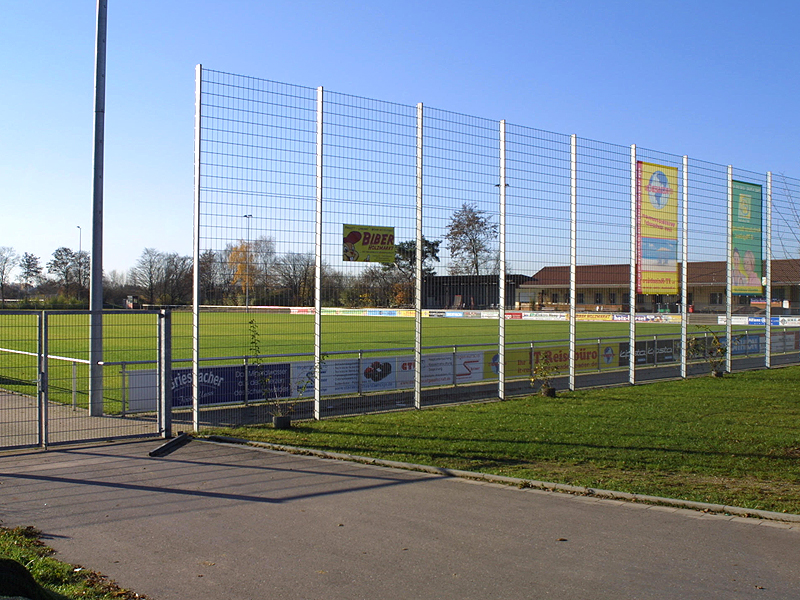 Blick auf den Sportplatz Sinzheim