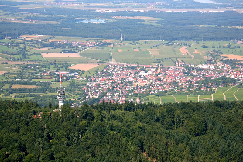 Luftbild von Sinzheim