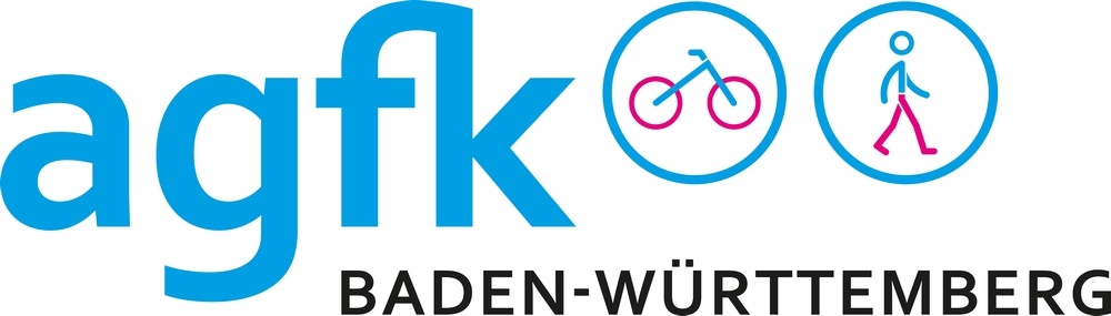 Logo AGFK-BW (© Fahrrad- und Fußgängerfreundlicher Kommunen in Baden-Württemberg e. V.) Logo AGFK-BW (© Fahrrad- und Fußgängerfreundlicher Kommunen in Baden-Württemberg e. V.)
